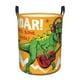 thumbnail image 1 of Fotbe Cool Dinosaur Playing Guitar Cesto de Ropa con Asas, Cesto Impermeable de Gran Capacidad, Bolsa de Lavado para Dormitorio, Cesto de Ropa con Ruedas y Asas-Small, 1 of 6