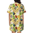 thumbnail image 3 of Lsque Animals Women's Short-Sleeved Pajama Set - 2 Piece Soft and Lightweight Sleepwear Set-Small, 3 of 9