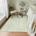 thumbnail image 3 of Moynesa 4'x6' Abstract Area Rugs for Living Room, Soft Washable Rugs for Bedroom Entryway, Ultra-Thin Modern Rainbow Green Rug Non-Slip Throw Carpet for Laundry Room Kitchen Office, Green, 3 of 8