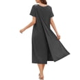 thumbnail image 2 of SEMPAI Hospital Gowns for Women Labor Delivery Shoulder Surgery Dress Adaptive Clothing Night Robes for Elderly, 2 of 5
