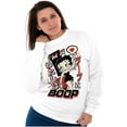 thumbnail image 3 of Kanji Style Retro Cartoon I'm a Boop Women Plus Size Sweatshirt Brisco Brands 4X, 3 of 5