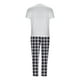 thumbnail image 4 of Blusa informal con cuello en V y manga corta para mujer, pantalones de moda, pijama, tops y pantalones de poliéster., 4 of 6