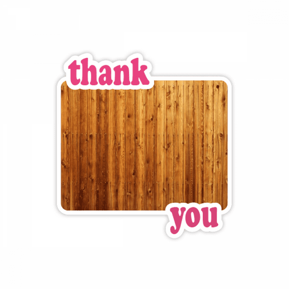 Orange Wood Floor Wallpaper Texture Thank You Stickers Quote Grateful