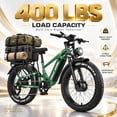 thumbnail image 6 of Fat Tire Dirt Bike for Adults, Peak 8000W Dual Motor 52V 30Ah 45MPH & 100 Miles, 26"x4" Hydraulic Brakes Full Suspension AWD 7 Speed UL 2849, 6 of 13
