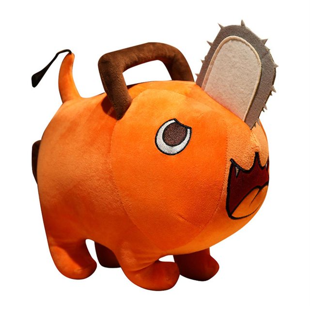 Lindo muñeco de peluche de hombre motosierra, juguetes de cosplay, juguetes de anime para niños