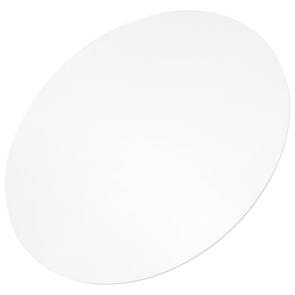 WEUVEB Heavy Duty Acrylic Cake Board Round White for Cake Display and Support