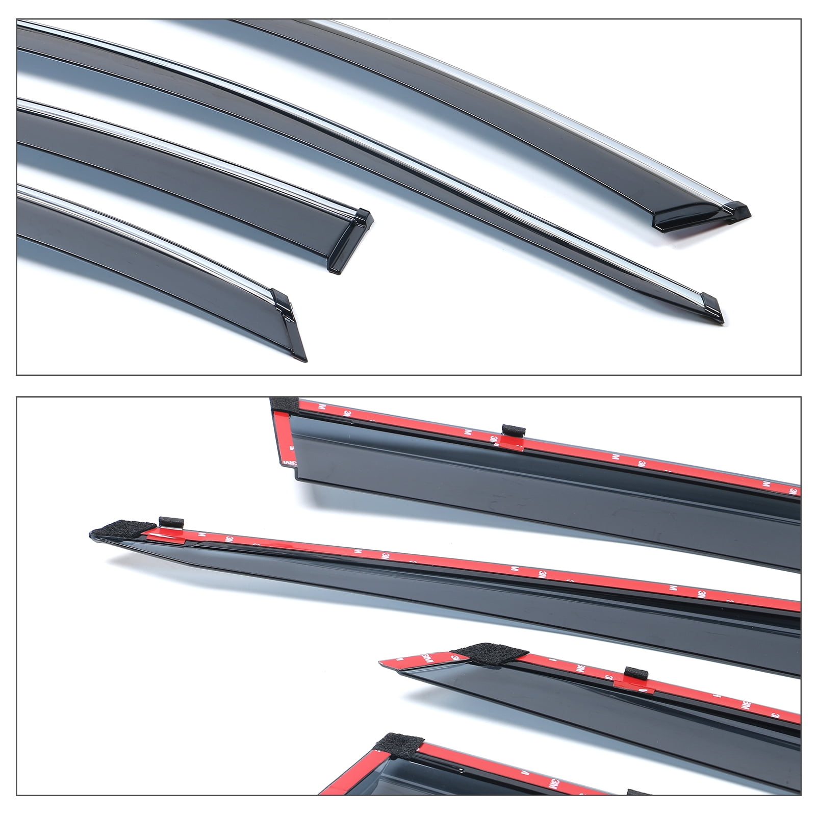 IKON MOTORSPORTS, Window Visor Compatible With 2015-2021 Lexus NX Vent Sun Shade Rain Guards Side Window Deflectors