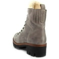 thumbnail image 3 of Jeffrey Campbell Culvert Taupe Suede Lace-up Hiker Fur Lined Cozy Combat Boots (TAUPE SUEDE IVORY, 7.5), 3 of 4