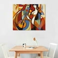 thumbnail image 2 of Nawypu Abstract Music Canvas Wall Art Colorful Graffiti Painting Poster Print Music Pictures Wall Decor for Bedroom Living Room Modern Home Artwork Stretched and Framed Ready to Hang, 2 of 4