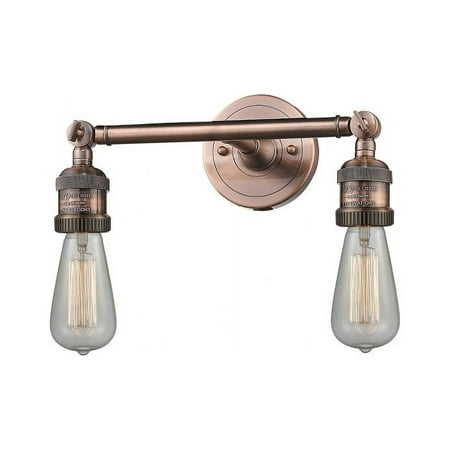 

Innovations Lighting - Bare Bulb - 2 Light Bath Vanity In Traditional Style-5