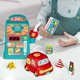 thumbnail image 3 of Kids Gas Station Playset Interactive para regalo de cumpleaños 3 4 5 6 años Azul Zulema Juego de gasolinera, 3 of 8