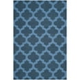 thumbnail image 5 of Safavieh Dhurries Hand-Woven Wool Blue Area Rug, 5 of 6