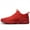 Red, variant on REUR RO RO Mens Casual Walking Shoes Lightweight Athletic Running Sports Slip on Shoes Breathable Mesh Sneakers for Men