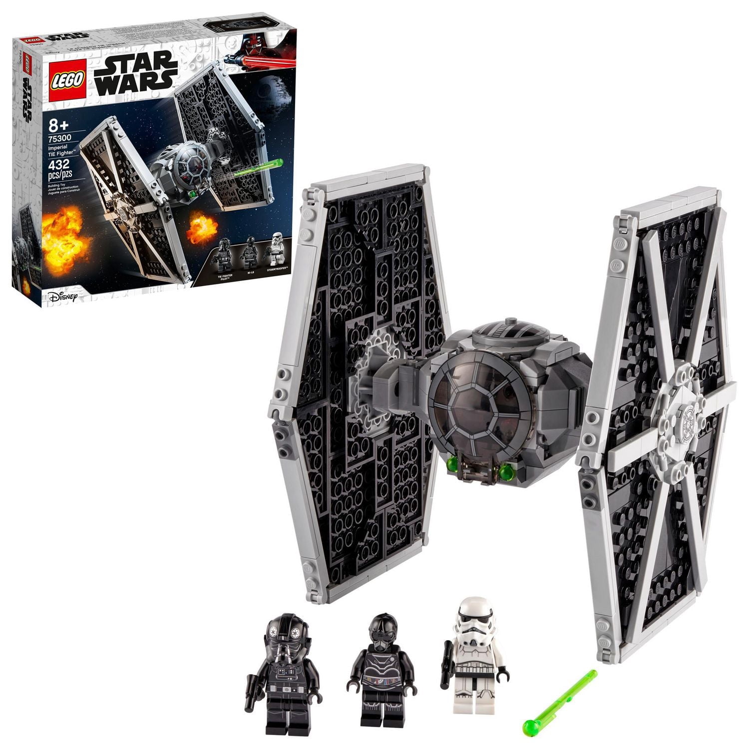 LEGO Star Wars Imperial TIE Fighter 75300 Toy Building Kit (432 Pieces)