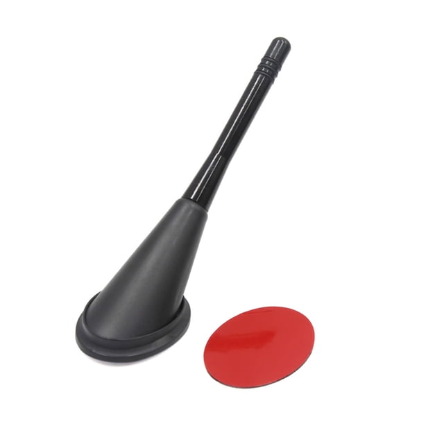 Mástil de Antena Decorativa para SUV Auto Universal Negra Adorno Base Adhesiva