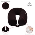 thumbnail image 3 of Vertall Memory Foam Circular Neck Pillow - Black, 3 of 5