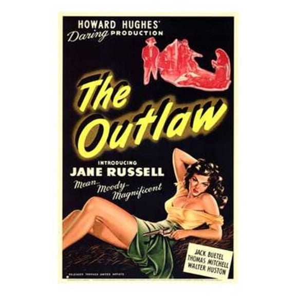 Posterazzi MOV142813 The Outlaw Movie Poster - 11 x 17 in.