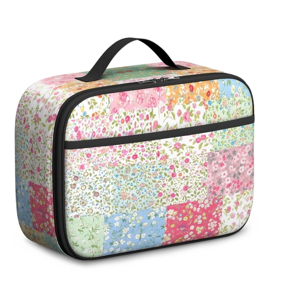 Pioneer Flower Floral Print Pattern Insulated Lunch Bag Teen, Toddler Lunch Bag,Bento School Lunch Bag for Teen for Work,Picnic or Travel