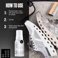 thumbnail image 5 of RESHOEVN8R OxiClean Foam Shoe Cleaner and Hat Cleaner Sneaker Cleaner for Canvas Leather Mesh Suede White and Nubuck Shoes Shoe Cleaning Solution for Stain and Dirt 8oz, 5 of 8