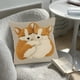 thumbnail image 4 of Uuiauoio Linen Pillow Cover with Imitation Embroidery Print, Sofa Cushion Decor in Pattern for Living Room Bedroom, Decorative Throw Pillow Case with Zipper Closure, 4 of 7