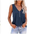 thumbnail image 2 of Women’s U Neck Tank Top Casual Sleeveless T-Shirts, 2 of 5