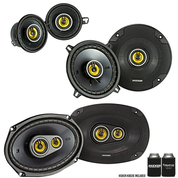 Kicker for Dodge Ram Truck 2002-2011 Speaker bundle - CS 6x9" 3-way speakers, CS 5.25" speakers, & CS 3.5" speakers