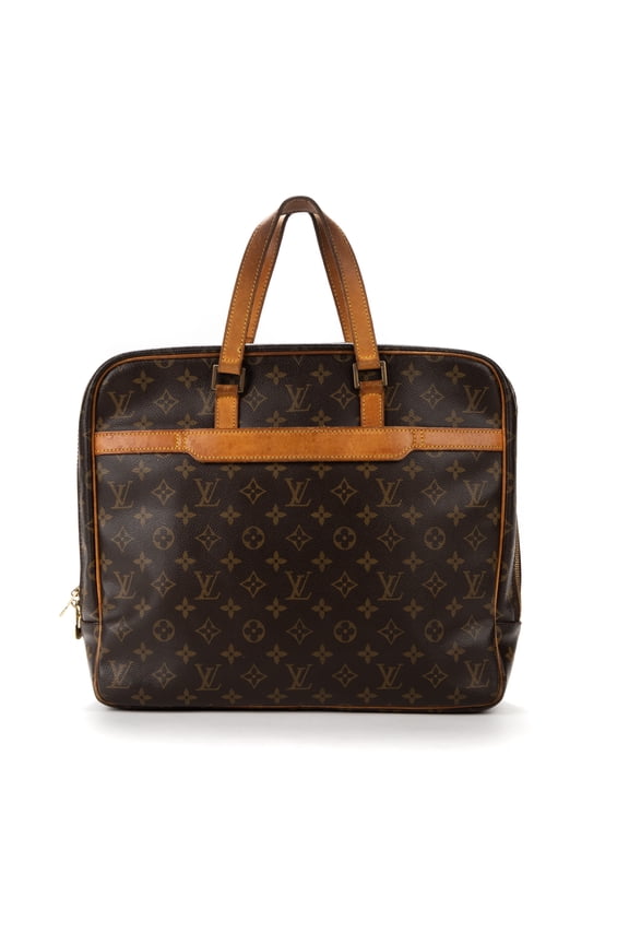 Pre-Owned Louis Vuitton Brown Porte-Documents Pegase Shoulder Bag Monogram Canvas