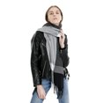 thumbnail image 4 of Zhengup Autumn/Winter Selling an And American Style Colored Striped Fringe Scarves Fashion Versatile One Piece For Shipping, 4 of 9