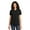 Jet Black, variant on Port & Company Ladies Core Blend Pique Polo