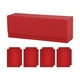 thumbnail image 5 of Caja organizadora de cartas coleccionables premium con capacidad para 100 o más de 400 cartas. Rojo, 5 of 9