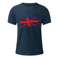 thumbnail image 4 of WREESH Mens British Flag T-Shirt UK Patriotic Shirts Gym Casual Short Sleeve Summer Tee Muscle Shirt, 4 of 5
