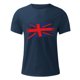 thumbnail image 5 of Mens Casual Manga Corta Botón Abajo Camisetas Estados Unidos Bandera Impresión Cuello Redondo Suéter Camiseta, Poliéster Casual Uso Diario para Hombres, 5 of 5