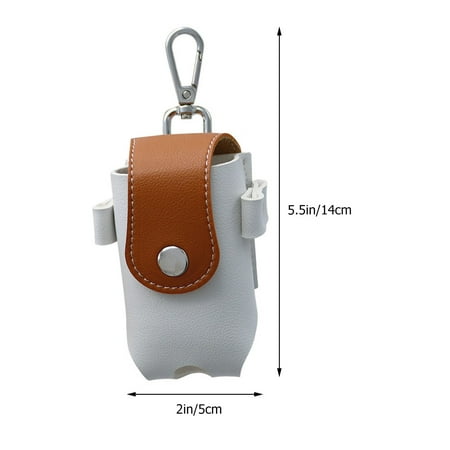 LEORX Golf Valuables Pouch Golf Tee Bags Convenient Button Design 1Pcs