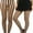 Vertical Stripes - Beige/Black, variant on ToBeInStyle Women's Black Sheer Pantyhose w/White Dotted Wide Side Stripe Seam - One Size