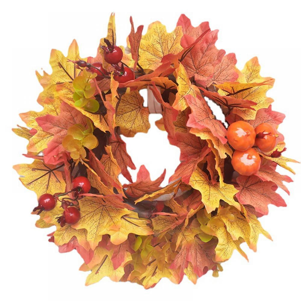 Autumn/Thanksgiving 11" Hay Door Wreath 