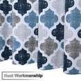 thumbnail image 6 of Yesfashion Shower Curtain with Quatrefoil Design, Geometric Printed Shower Curtain, Cotton Blend Shower Curtain for Bathroom, 6 of 7