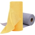 thumbnail image 1 of Reutilizables Paños de Cocina, 85 Hojas, Rollo de Toalla de Microfibra, Fuerte Absorción de Agua, Adecuado para la Limpieza de Cocinas, Automóviles, Muebles (1, Amarillo), 1 of 4