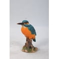 thumbnail image 4 of Garden Decor Animal Statue Kingfisher On Stump Statue, 4 of 5