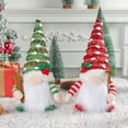 thumbnail image 5 of 2 Pack Lighted Christmas ,Handmade Plush Santa , LED Light Up Scandinavian Swedish Tomte Toy Holiday Present, Battery Operated Xmas Gifts Winter Mantle Tabletop Decor, 5 of 9