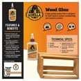 thumbnail image 4 of Gorilla Wood Glue, Natural Wood Color, 4 Ounce Bottle - Water Resistant for Indoor or Outdoor Projects and Repairs, 4 of 11