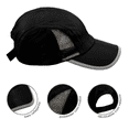 thumbnail image 2 of Gorra sport con malla y bies reflejante, ajustable. Unisex., 2 of 5