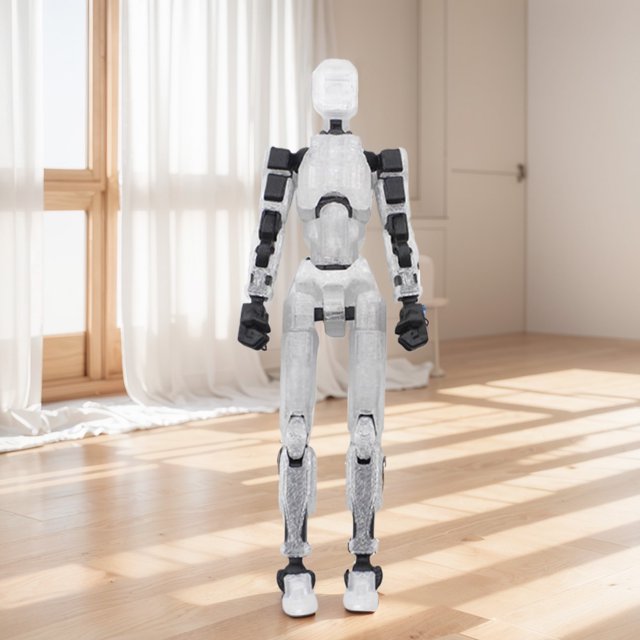 Impresión 3D, Robot móvil, muñeco Lucky-13, figuras simuladas, juguetes, decoración de escritorio para el hogar