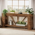 thumbnail image 4 of Tribesigns 2-Tier Console Table with Storage, 70.9" Narrow Long Entryway Table, Farmhouse Entry Sofa Table, 4 of 7