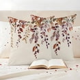 thumbnail image 3 of Fall Leaves Outdoor Waterproof Pillow Covers, Vintage Rustic Watercolor Leaf Plants Decorative Square Throw Pillowcase Sofa Cushion Sham for Patio/Couch/Chair, 18"x18" 2 Pack, 3 of 8
