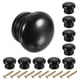 thumbnail image 1 of Uxcell 10pcs Pomos de Madera, 33mm/1.3" Pomos Redondos para Gabinete de Cocina Tiradores de Cajón Decorativos para Muebles de Cajón Tocador Armario, Negro, 1 of 1