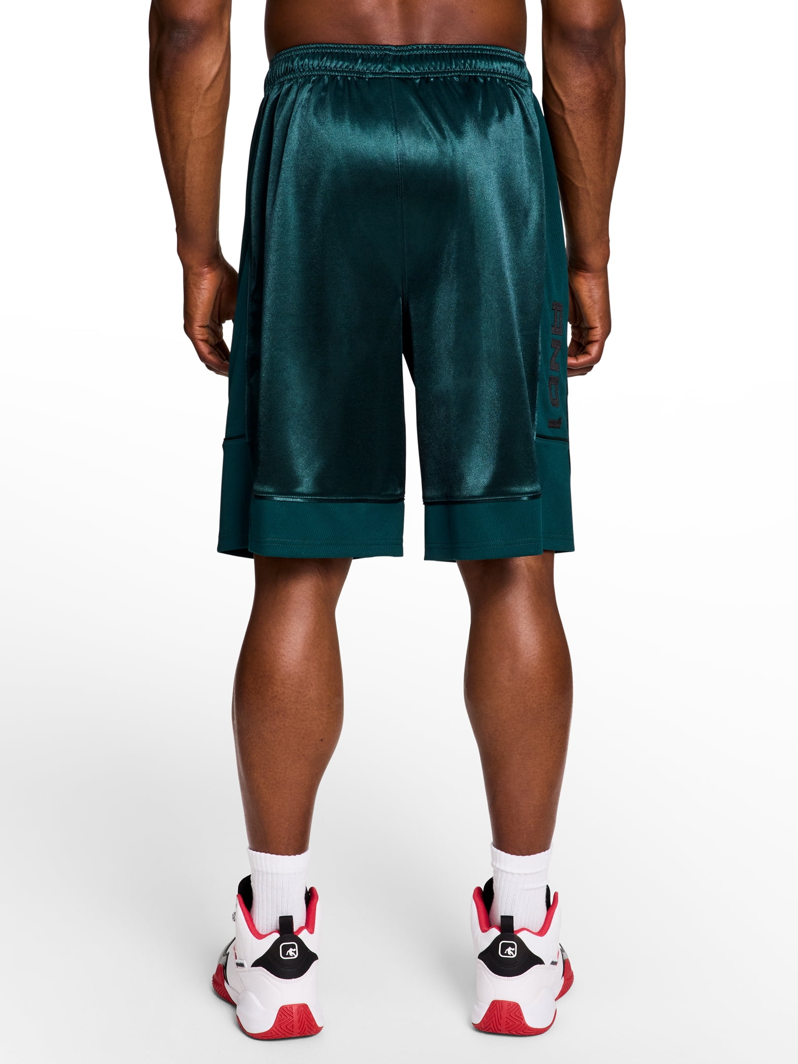AND1 Men's and Big Men's All Court Short, 11" inseam, up to Size 5XL