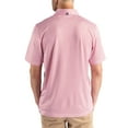 thumbnail image 2 of Men's Cutter & Buck White/Red Ohio State Buckeyes Vault Pike Eco Symmetry Print Stretch Recycled Polo, 2 of 2
