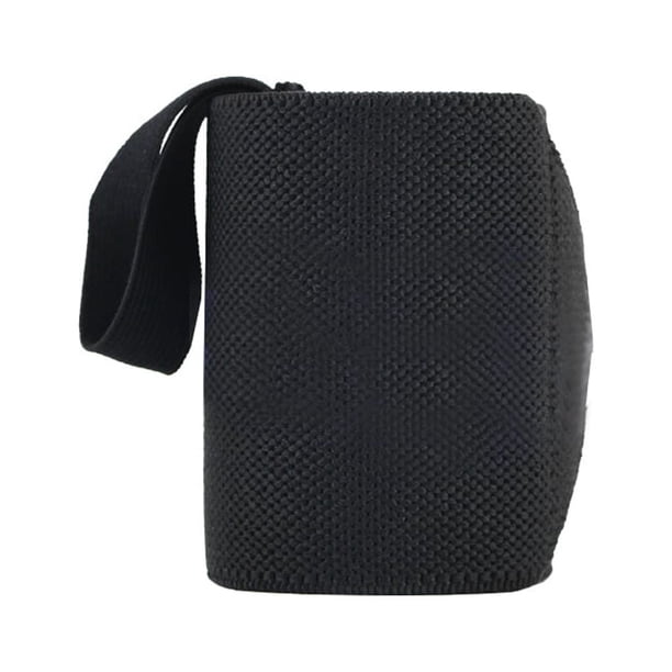 Greeniant Muñequera elástica Peso Gimnasio Fitness Correa acolchada Soporte de mano Banda Barra Compresión Muñequeras profesionales Accesorios para máquinas de ejercicios Negro