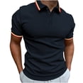thumbnail image 2 of CaiJunJia George Polo Shirt,Men's Polo Shirt Cotton Golf Shirts Long and Short Sleeve Collared Shirts for Uniform, Casual, Business, Work, 2 of 6