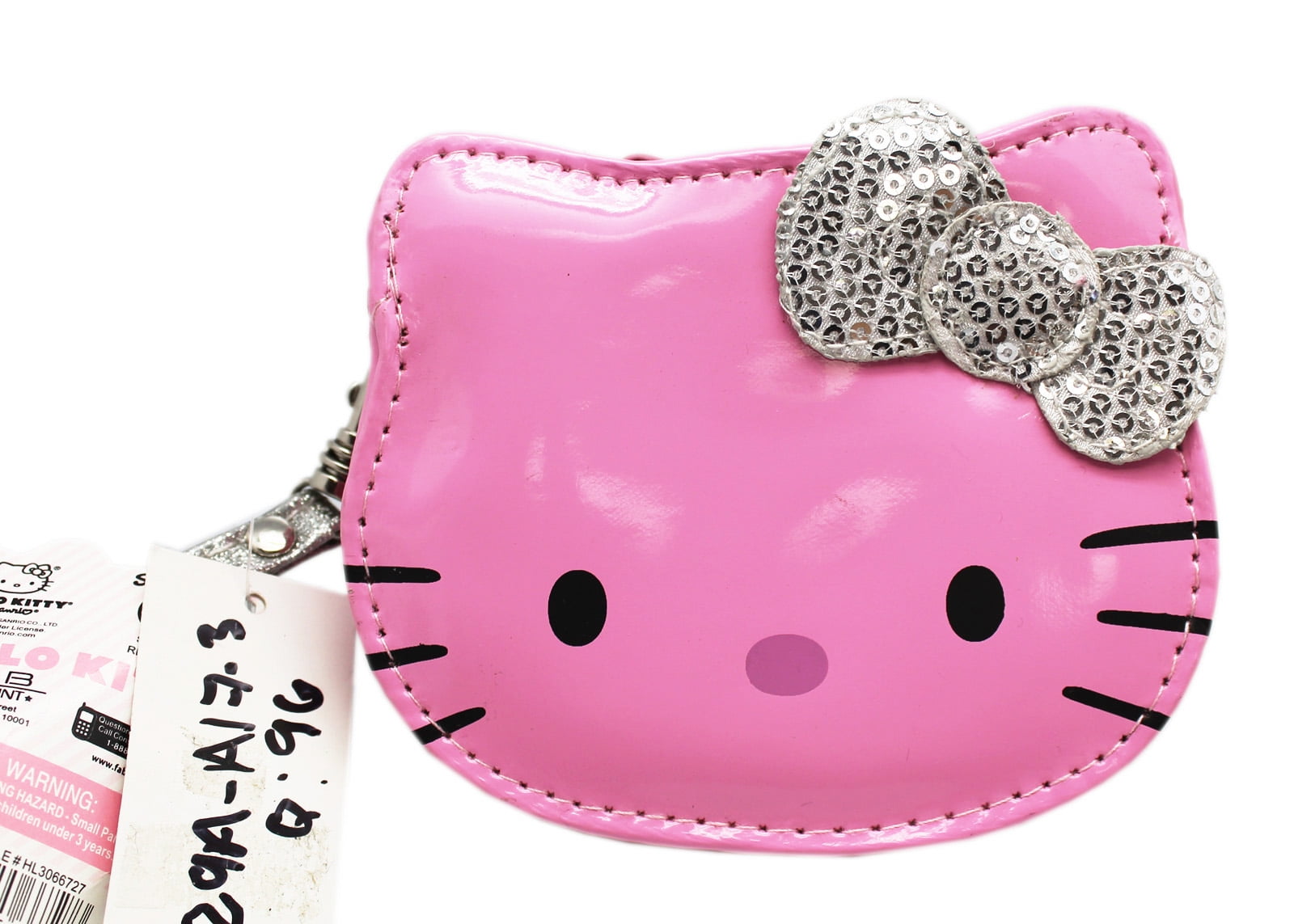 Buy Sanrios Hello Kitty Pink Colored Vinyl Small Size Wristlet Online ...